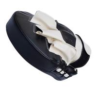 Beavorty Manopla de Boxeo Curvada de Cuero PU Grueso para Artes Marciales, Almohadilla de Mano para Kickboxing y Muay Thai, Escudo de Golpe Ergonómico para Entrenamiento de Patadas y