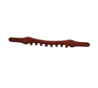 Beavorty Masajeador Corporal de Madera 8 Cuentas 52 Cm Palo Manual de Masaje Linfático Duradero para Espalda y Cuello Uso en Casa y Viajes Herramienta Masaje Terapéutico