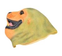 Beavorty Máscara de Disfraz de Cabeza de Foca Piel Sintética, Talla Única Ajustable, Accesorio para Carnaval, Eventos de Disfraces y Sesiones de Fotos Familiares