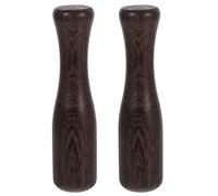 Beavorty Mazo para Alimentos de Madera Natural 2 Piezas, Mortero Manual para Verduras y Especias, Palito Prensador para Fermentación de Chucrut y Encurtidos, Utensilio de Cocina Versátil