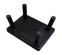 Beavorty Mesa Baja Rectangular de Madera para Ventanales y Habitaciones Pequeñas, Mesa Multifuncional de Café Acabado Natural y Diseño Sostenible