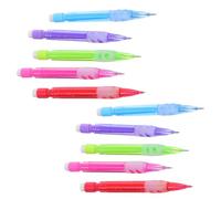 Beavorty Mini Portaminas Automáticos 0,7 Mm 10 Piezas Surtido 5 Colores Lápices Mecánicos Cortos con Borrador Integrado Útiles Escolares para Oficina, Escuela y Dibujo