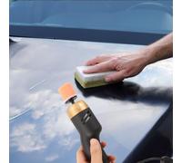 Beavorty Mini Pulidora Plástico y Componentes Electrónicos para Reparación de Arañazos de Coche Pulidora de Mano Compacta Negra Mantenimiento y Detallado para Coche y Metal