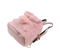 Beavorty Mochila Bolsos para la Escuela Lindo Peluche Bolsa de Bolsa de Conejito School Bag Pack Escolar Travel Viaje Tripe Bolso de Hombro de Las niñas Bolsa de Libro de Felpa Rosa