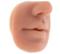 Beavorty Modelo De Práctica De Labios De Sonrisa. Piel Falsa Molde De Boca De Simulación Tatuajes Practican Partes Del Cuerpo Para Piercing Labio Falso Gel De Sílice Dark Brown