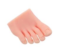 Beavorty Modelo para Práctica de Manicura Modelo de Derecho Falso de Silicona Realista Herramienta de Manicura para Exhibición Artística