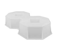 Beavorty Molde para Adoquines de Cemento Forma 8 Reutilizable de Plástico Pp 40x20x6 Cm para Pavimentación de Jardín, y Patio, Molde para Pasarela de Hormigón Drenaje