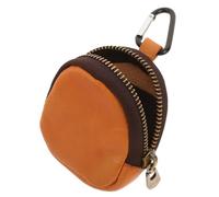 Beavorty Monedero De Piel De Vacuno Porta Cambio De Coche para Monedas Billetera De Vaca Bolsa De Maquillaje con Estampado De Vaca Bolsa para El Bolso Billetera para Mujer Llavero Cuero