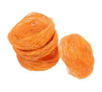 Beavorty Nidos Falsos de Pájaro Tejidos de Cáñamo 7 CM para Manualidades y Suministros para Gallineros, Mini Nidos para Pájaros Pequeños en Decoración de Jardín, Pack de 4