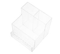 Beavorty Organizador De Maquillaje Transparente Soporte Pragmático Caja De Almacenamiento para Escritorio y Cosméticos para Oficina y Hogar