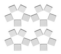 Beavorty Paleta de Sombras de Ojos Cuadrada de Hierro Vacía 30 Piezas 26X26X5 MM Paletas Metálicas Magnéticas para Maquillaje DIY Rubor Compacto y Organizador Portátil para Uso Profesional