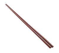 Beavorty Palillos Chinos Largos de Madera de Sándalo Rojo sin Barniz, 32 Cm, Reutilizables para Cocina y Olla Caliente, Ideales para Freír y Barbacoa, Accesorios de Cocina Duraderos