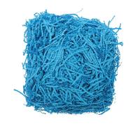 Beavorty Papel Triturado Arrugado Azul Corte Ondulado Material Reciclado de Papel para Decorar Cajas y Bolsas de Obsequio para Envolver y Relleno en Fiestas y Bodas