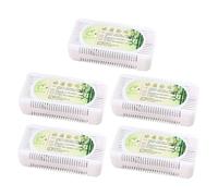 Beavorty Paquete De 5 Absorbentes De Olores Para Refrigeradores Y Congeladores De Carbón Activado Para Refrigeradores