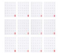 Beavorty Pegatinas Adhesivas Decorativas para Calendario Diario 3 Piezas Papel Washi Autoadhesivo para Scrapbooking y Planificación de Agendas