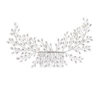 Beavorty Peine De Novia Tocado De Boda Joyería Para El Cabello Tocado Para Mujer Accesorios Para El Cabello De Novia De Boda Exquisito Hecho A Mano