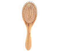 Beavorty Peine De Peluquería Antistático De Bambú Natural Accesorio Para Cuidado Capilar Masajeador Con Cojín De Aire Redondo y Duradero Para Uso Diario