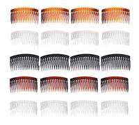 Beavorty Peine para Peinar El Cabello Peines Laterales de Plástico de 16 Ligero Resistente a La Decoloración Y