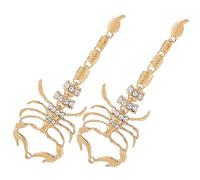 Beavorty Pendientes de Gemas de Imitación para Mujer Pendientes Colgantes Góticos Joyas de Moda Accesorios para Halloween 1 Par