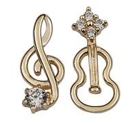 Beavorty Pendientes De Violín Nota Musical Pendientes Musicales Para Mujer Joyería Musical Pequeños Musicales De Botón Para Amantes Música Obsequio Para Ocasiones Especiales