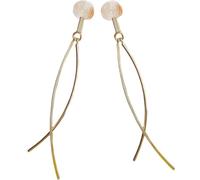 Beavorty Pendientes Largos para Mujer Clip sin Perforación, Diseño de Clip de Oreja Invisible, Color Plateado, Ligeros y Cómodos para Uso Diario, Joyas sin Piercings, Elegantes y