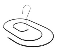 Beavorty Percha de Ropa en Espiral de Acero Negro Bordes Redondeados y Suaves para Secado Todo Alrededor, Adecuado para Colchas y Mantas Hogar