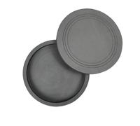 Beavorty Piedra de Tinta China Duradera de 4 Pulgadas Tapa Portátil, Superficie Lisa para Caligrafía Tradicional y Pintura, Adecuada para Artistas y Aficionados