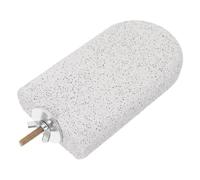 Beavorty Piedra Pómez de Loro, Bloque de Calcio Blanco para Jaula | Textura Porosa y Diseño Panal, Superficie para Apoyo Diario, Uso en Recinto y Suelo