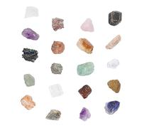 Beavorty Piedras de Chakra Cristales Curativos 20 Piezas Cristales Naturales para Yoga Piedras Calmantes de Decoración de Hogar Sanación de Chakras para Amigos