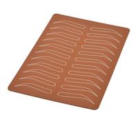 Beavorty Piel para Practicar Tatuajes de Cejas y Labios Pieles de Silicona para Microblading Líneas Base Marrón para Aprendizaje y Técnicas de Microblading