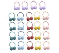 Beavorty Piezas Coletero De Peluche Con Bola De Pelo Moños De Pelo Cintas Para El Cabello Lazos Elásticos Para El Cabello Pom Ball Bandas De Cabello Cuerda De Pelo De Niña Tela