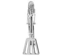 Beavorty Pinza para Corbata Creativa de Cobre en Color Plata Diseño de Espátula, Resistente a Deformaciones y Sujeción Segura para Reuniones de Negocios y Fiestas