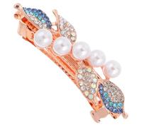 Beavorty Pinza Pelo De Pasador Gemas De Imitación Accesorio Elegante Para Mujeres