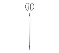 Beavorty Pinzas para Barbacoa al Aire Libre, Abrazadera Metálica Extendida de 60 Cm para Carbón y Leña, Pinzas Resistentes de Metal para Chimenea y Utensilios de Cocina, Uso Doméstico