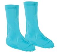 Beavorty Polainas Ajustables de Tubo Alto para Botas de Senderismo, Cubrezapatos Impermeables y Elásticos Color Azul Talla L, Protección Resistente contra Arena y Desgaste para Senderismo