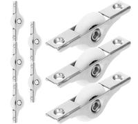 Beavorty Poleas para Puertas Corredizas de Nylon Rodamiento de Cojinetes, Ruedas Deslizantes de Color Claro de 25 Mm, 8 Piezas para Ventanas y Armarios, Resistentes y Silenciosas, Uso