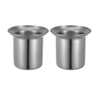 Beavorty Portaescobillas de Baño 2 Unidades de Acero Inoxidable 304 Soporte de Pared Taza para Cepillo de Inodoro Diseño Antióxido y Base Estable para Limpieza y Organización en Baños