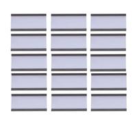 Beavorty Portaetiquetas Magnético para Estantes 50x25 Mm, Clip Magnético para Etiquetas de Almacén, Soporte para Etiquetas de Precio, Paquete de 50 Unidades, Uso en Gestión de Inventarios