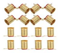 Beavorty Portalámparas Pequeño E10 20 Unidades Orificios para Tornillo para Montaje Fácil en Circuitos de Iluminación y Trabajos Manuales Escolares