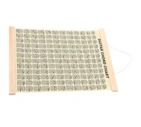 Beavorty Póster de Acordes de Guitarra 30x40 Cm, Gráfico Mural de Papel Estucado para Práctica Musical, Tabla Guía de Acordes para Principiantes, Decoración para Sala de Música