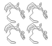 Beavorty Protector de Dedos Metálico para Máquina de Coser, 20 Unidades, Dispositivo Auxiliar de Seguridad Compatible Prensatelas Estándar, Protección para Dedos y Aguja en Costura