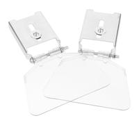 Beavorty Protector Ocular para Amoladora de Banco Pequeño, Conjunto de Protección Ocular Abs y Acero Inoxidable, Guardia Anti Polvo para Amoladora Banco, Accesorios de Fijación