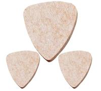 Beavorty Púas de Fieltro de Lana Beige para Guitarra y Ukelele Conformes Forma Dedos Paquete de 3 Piezas y Seguras para Uso de Guitarristas