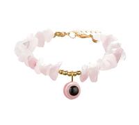 Beavorty Pulsera De Piedra Natural Pulsera De Grava Ojo Elegante Para Mujer Ajustable Joyería De Muñeca Para Ocasiones Diarias