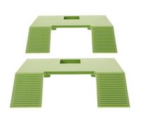 Beavorty Rampas de Plástico para Tortugas 2 Unidades Ventosas, Plataformas para Tomar el Sol en Acuarios, Accesorios para Tanques de Reptiles de Diferentes Tamaños
