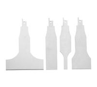 Beavorty Raspador de Acero Inoxidable para Herramientas Recíprocas 4 Cuchillas, Herramienta Práctica para Limpieza de Cemento y Lechada en Superficies