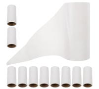 Beavorty Recambio Rodillo Quitapelusas Adhesivo 10 Cm, 10 Unidades, 600 Hojas para Eliminar Pelos de Mascotas, Rollo Repuesto para Rodillo Quitapelusas en Limpieza de Muebles y Ropa