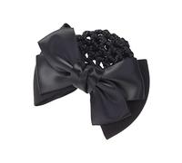 Beavorty Red Elástica Pelo Lazo Negro, Redecilla Cabello Ajustable, Tocado Femenino Profesional, Adecuado Para Oficina y Eventos, Accesorio De Tela Para Mujer