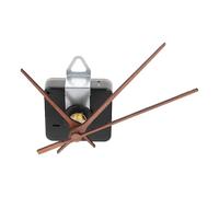 Beavorty Reemplazo de Mecanismo de Reloj Manecillas de Madera y Movimiento Silencioso, Kit Completo para Reparación DIY de Relojes de Pared Artesanales y Bordados Tridimensionales