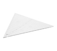 Beavorty Regla Acrílica para Cortar Tela Triangular 60° 8 Pulgadas, Regla de Costura para Patchwork, Herramienta Multifunción para Acolchado y Manualidades de Costura